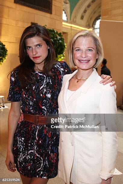 Lake Bell and Robin Bell attend A DIAMOND IS FOREVER Host a Spring Lunch Honoring ANTONY TODD at Grand Central Station on May 6, 2008 in New York...