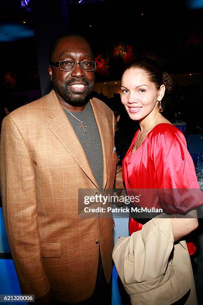 Earl Monroe and Q attend SPORTS MUSEUM OF AMERICA OPENING NIGHT GALA at SPORTS MUSEUM OF AMERICA on May 6, 2008 in New York City.