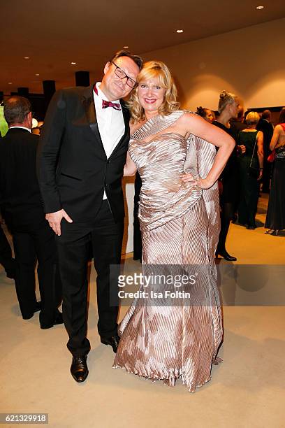 Nanna Kuckuck and her husband Dirk Ullmann attend the 23rd Opera Gala at Deutsche Oper Berlin on November 5, 2016 in Berlin, Germany.