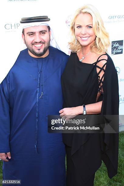 Dr. Sulaiman Al Fahim and Cheryl Woodcock attend Seventh Annual Chrysalis Butterfly Ball at Private Residence on May 31, 2008 in Los Angeles, Ca.