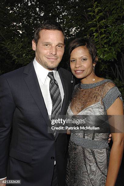 Justin Chambers and Keisha Chambers attend The 7th Annual Chrysalis Butterfly Ball at Private Residence on May 31, 2008 in Los Angeles, CA.