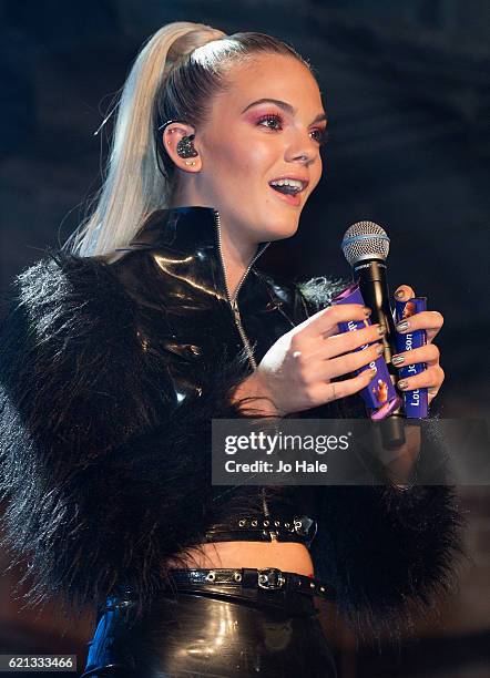 Louisa Johnson performs on stage at G-A-Y Heaven Club on November 5, 2016 in London, England.