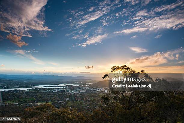 view of canberra australia - オーストラリア首都特別地域 ストックフォトと画像