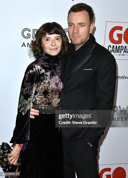 Ewan McGregor, Eve Mavrakis arrives at the 10th Annual GO Campaign Gala at Manuela on November 5, 2016 in Los Angeles, California.