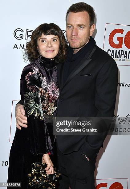 Ewan McGregor, Eve Mavrakis arrives at the 10th Annual GO Campaign Gala at Manuela on November 5, 2016 in Los Angeles, California.