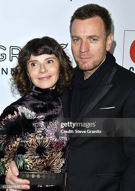 Ewan McGregor, Eve Mavrakis arrives at the 10th Annual GO Campaign Gala at Manuela on November 5, 2016 in Los Angeles, California.