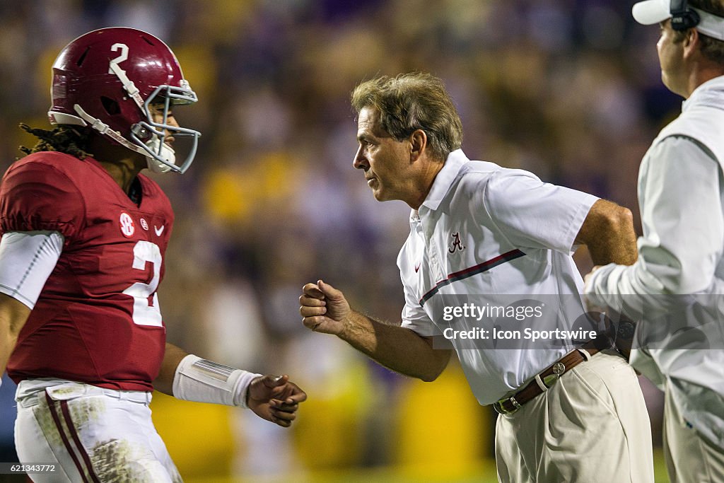 NCAA FOOTBALL: NOV 05 Alabama at LSU