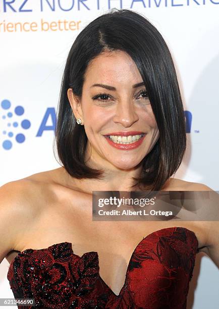 Actress Emmanuelle Vaugier arrives for MyFaceMyBody Awards held at Montage Beverly Hills on November 5, 2016 in Beverly Hills, California.