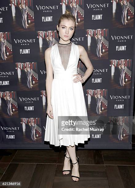 Actress Skyler Samuels attends Flaunt Magazine and Vionnet celebrate The Nocturne Issue with Nicole Kidman at Catch LA on November 5, 2016 in West...