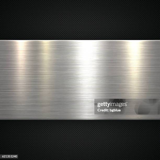 abstrakte metall hintergrund - kohlefaser textur - carbon fibre texture stock-grafiken, -clipart, -cartoons und -symbole