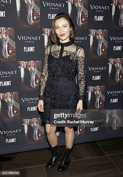 Nina Kravitz attends Flaunt Magazine and Vionnet celebrate The Nocturne Issue with Nicole Kidman at Catch LA on November 5, 2016 in West Hollywood,...