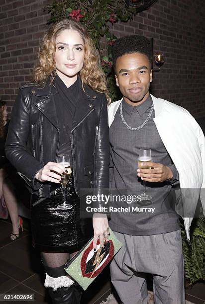 Actors Janet Montgomery and Luke Youngblood attend Flaunt Magazine and Vionnet celebrate The Nocturne Issue with Nicole Kidman at Catch LA on...