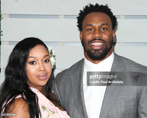 Player Steven Jackson attends the 33rd Breeder's Cup World Championship at Santa Anita Park on November 5, 2016 in Arcadia, California.