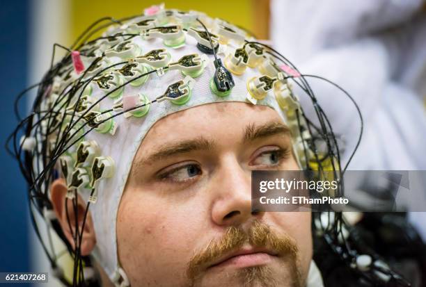 cybathlon, the first "cyborg olympics" in kloten, switzerland - bci stock pictures, royalty-free photos & images