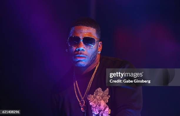 Rapper Nelly performs at Drai's Beach Club - Nightclub at The Cromwell Las Vegas on November 6, 2016 in Las Vegas, Nevada.