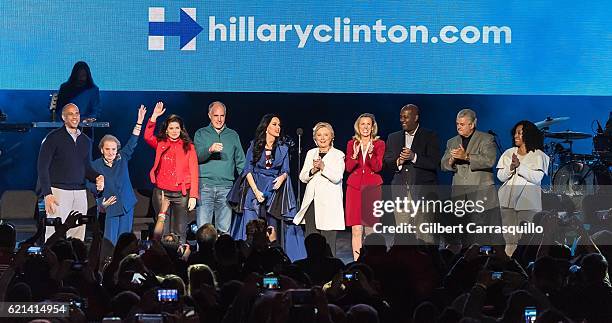 United States Senator Cory Booker, Former United States Secretary of State, Madeleine Albright, actress Debra Messing and Member of the United States...