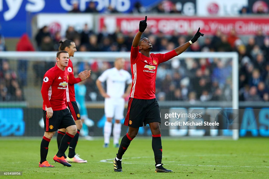 Swansea City v Manchester United - Premier League