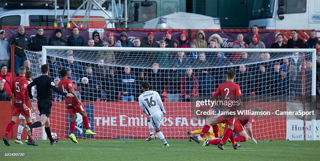 Alfreton v Newport County - The Emirates FA Cup First Round