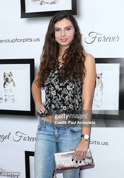 Actress Taylor Hay attends the 6th annual "Stand Up For Pits" at The Hollywood Improv on November 5, 2016 in Hollywood, California.