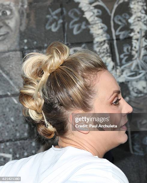 Actress Kaley Cuoco ,Hair Detail, attends the 6th annual "Stand Up For Pits" at The Hollywood Improv on November 5, 2016 in Hollywood, California.