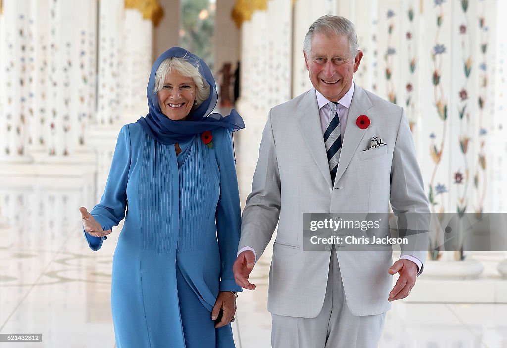 The Prince Of Wales And The Duchess Of Cornwall Tour United Arab Emirates - Day 1