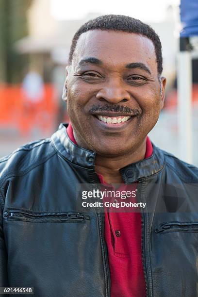 Co-anchor of Fox 11 Morning News Tony McEwing poses for a picture at the Citadel Outlets' 15th Annual Tree Lighting Concert at Citadel Outlets on...