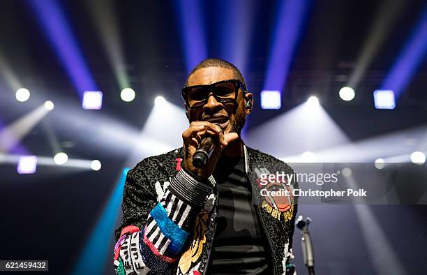 Usher performs at Real 92.3's The Real Show at The Forum on November 5, 2016 in Inglewood, California.