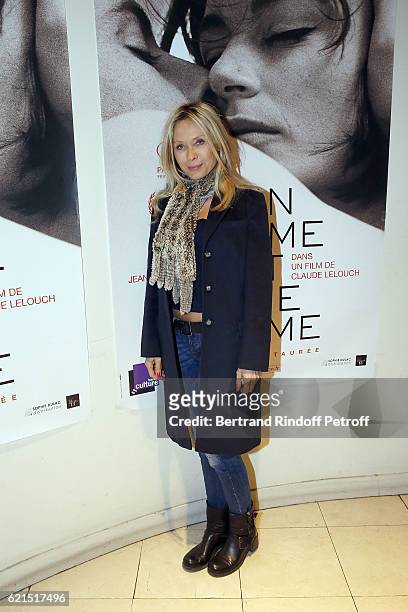 Actress Valerie Steffen attends "Un Homme et Une Femme" screening for its 5Oth Anniversary at l'Arlequin on November 6, 2016 in Paris, France.