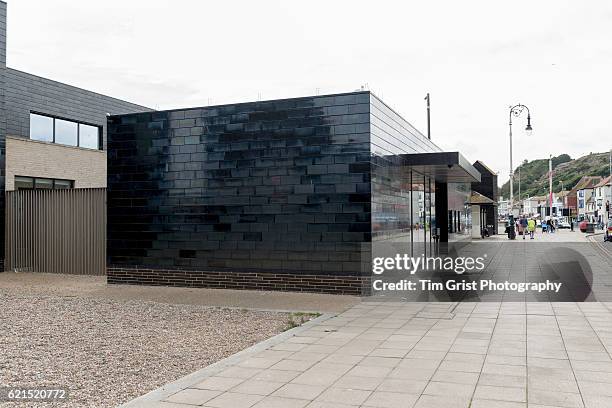 jerwood gallery, hastings - art gallery exterior stock pictures, royalty-free photos & images