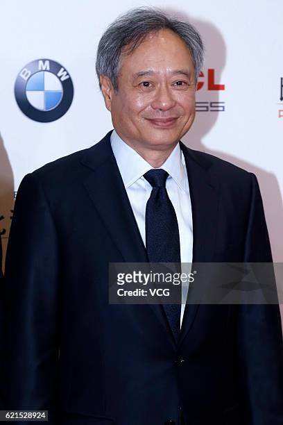 Director Ang Lee attends the premiere of his film "Billy Lynn's Long Halftime Walk" on November 6, 2016 in Beijing, China.