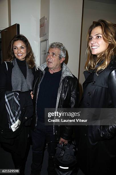 Actress Nadia Fares, Actor Michel Boujenah and Actress Isabelle Funaro attend "Un Homme et Une Femme" Screening for Its 50th Anniversary at...