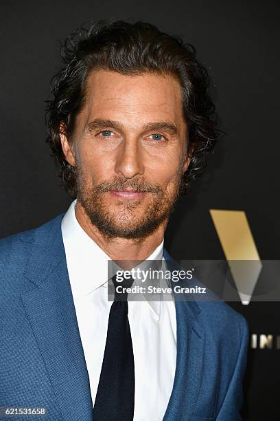 Actor Matthew McConaughey attends the 20th Annual Hollywood Film Awards on November 6, 2016 in Los Angeles, California.