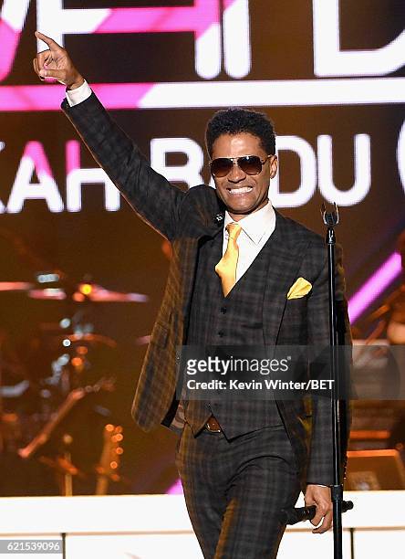 Singer Eric Benet performs onstage during the 2016 Soul Train Music Awards on November 6, 2016 in Las Vegas, Nevada.
