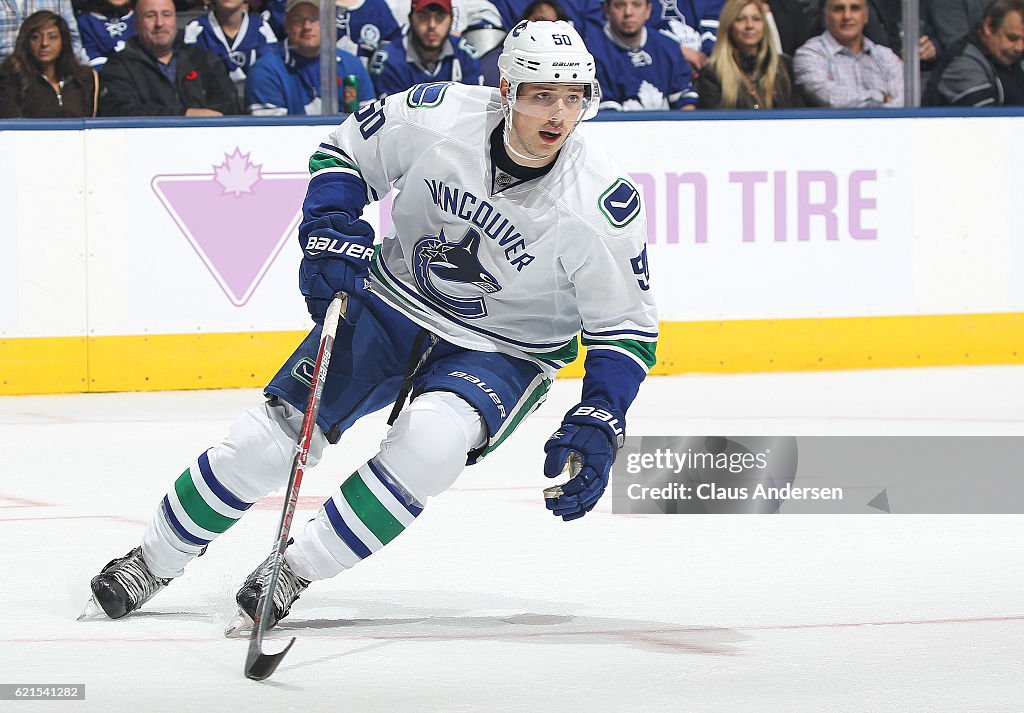 Vancouver Canucks v Toronto Maple Leafs