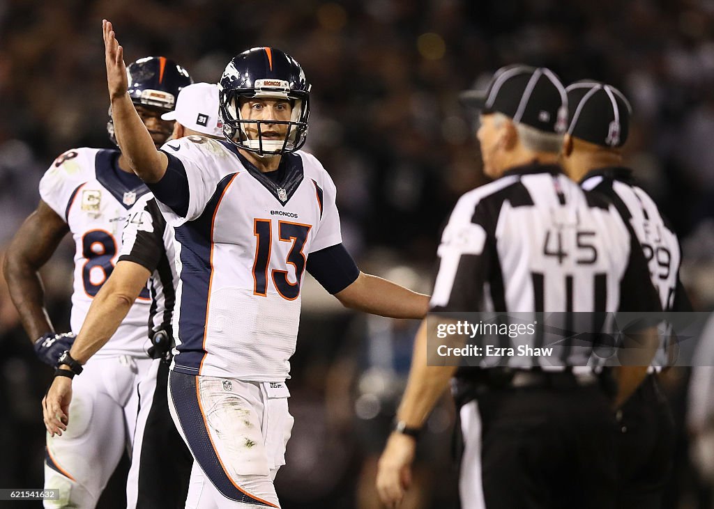 Denver Broncos v Oakland Raiders