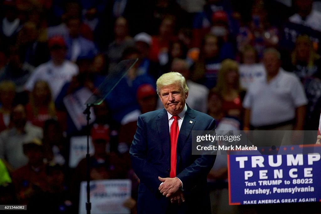 Trump Holds Campaign Event in Hershey, Pennsylvania