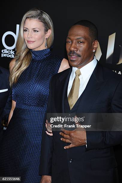 Actors Paige Butcher and Eddie Murphy attend the 20th Annual Hollywood Film Awards held at the Beverly Hilton Hotel on November 6, 2016 in Beverly...