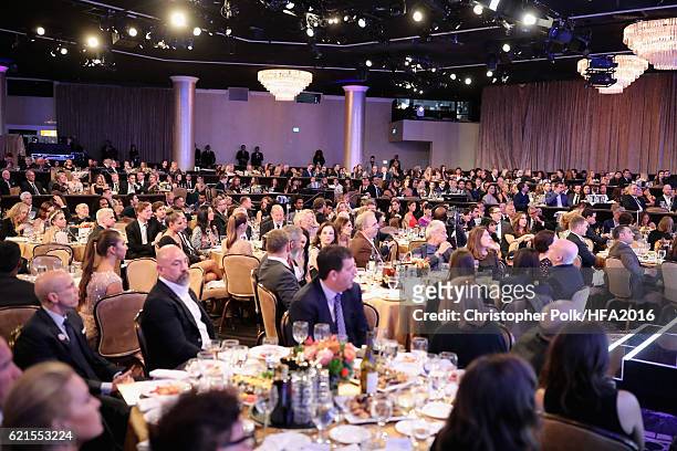 General view of the atmosphere at the 20th Annual Hollywood Film Awards at The Beverly Hilton Hotel on November 6, 2016 in Beverly Hills, California.