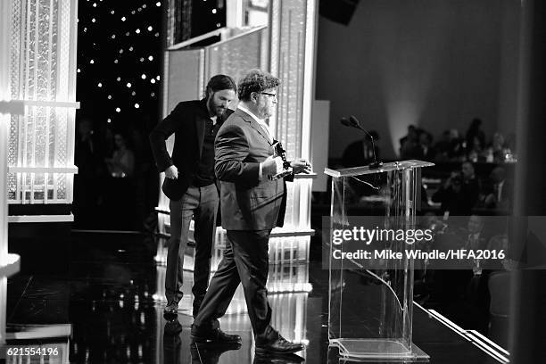 Screenwriter Kenneth Lonergan attends the 20th Annual Hollywood Film Awards at The Beverly Hilton Hotel on November 6, 2016 in Beverly Hills,...