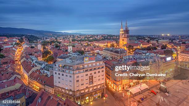 zagreb city - zagreb fotografías e imágenes de stock