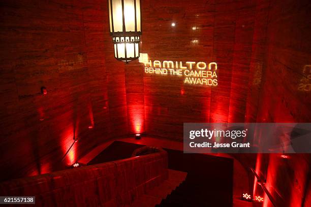 General view of atmosphere at the Hamilton Behind The Camera Awards presented by Los Angeles Confidential Magazine at Exchange LA on November 6, 2016...