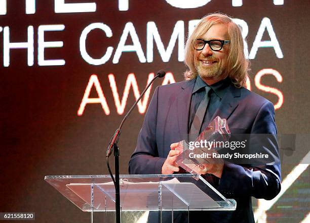 Director Morten Tyldum speaks onstage during the Hamilton Behind The Camera Awards presented by Los Angeles Confidential Magazine at Exchange LA on...