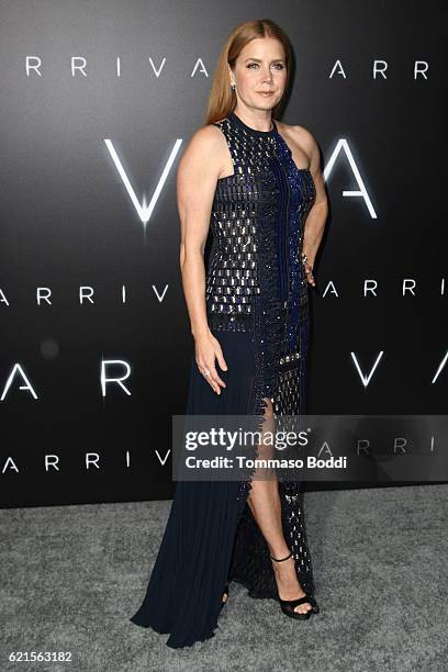 Amy Adams attends the Premiere Of Paramount Pictures' "Arrival" at Regency Village Theatre on November 6, 2016 in Westwood, California.