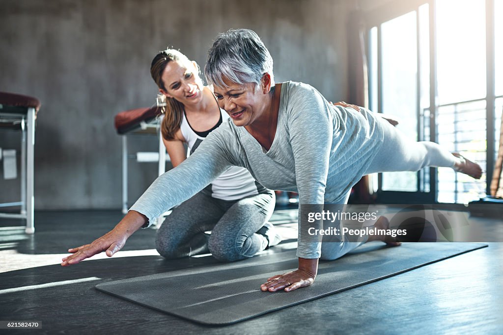 Working together to improve muscle strength and tone