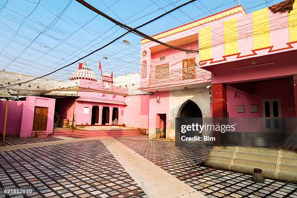 karni mata tempel, tempel der ratten, rajasthan, indien - bikaner stock-fotos und bilder