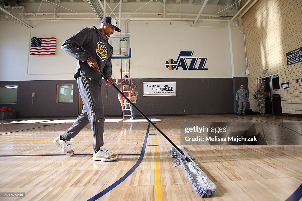 Utah Jazz Hands on Commitment to Service Project