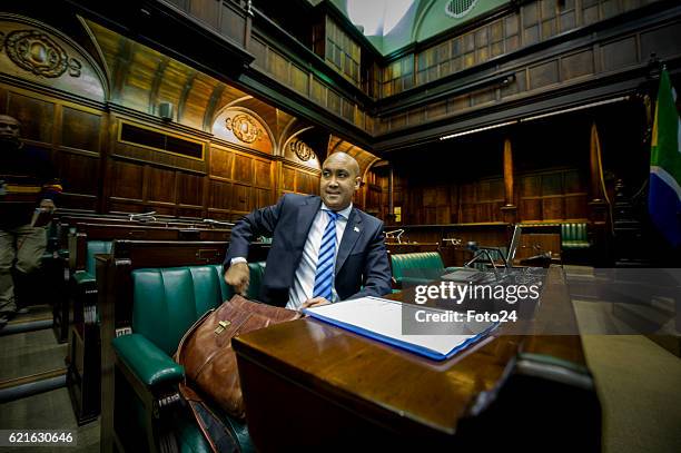 The National Prosecuting Authority boss advocate Shaun Abrahams during his appearance before The Portfolio Committee on Justice and Correctional...