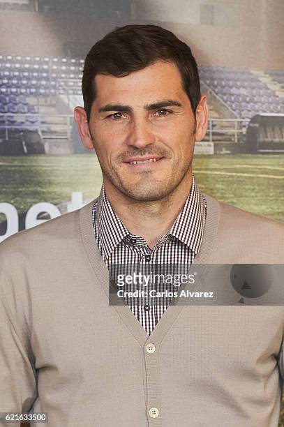 Iker Casillas presents his Short Film 'Heroes Terrenales' at Corte Ingles Castellana store on November 7, 2016 in Madrid, Spain.