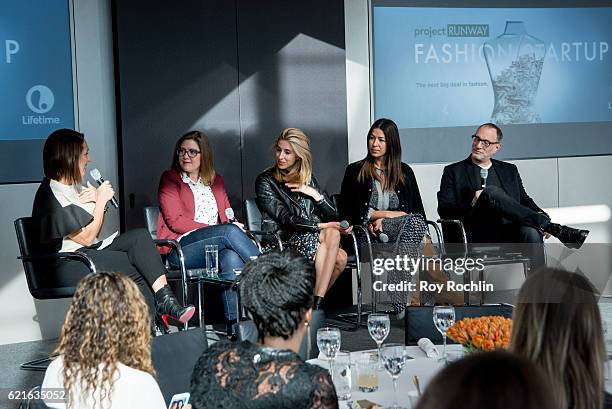 Moderator Anne Fulenwider With Christine Hunsicker, Katia Beauchamp, Rebecca Minkoff and Garry Wassner discuss Project Runway: Fashion Startup Stars...