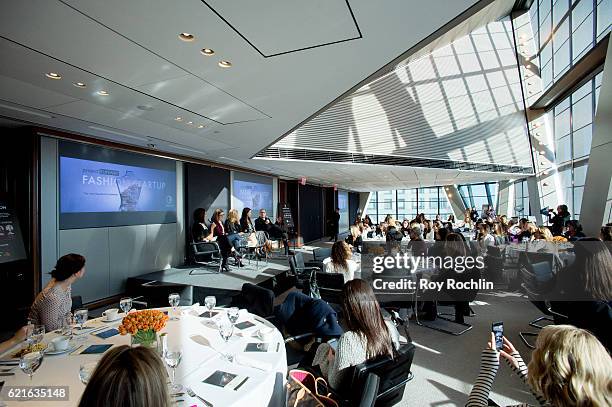 Moderator Anne Fulenwider With Christine Hunsicker, Katia Beauchamp, Rebecca Minkoff and Garry Wassner discuss Project Runway: Fashion Startup Stars...